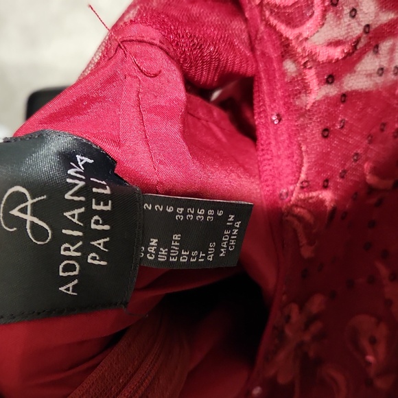 Like New red/maroon dress - Picture 6 of 6